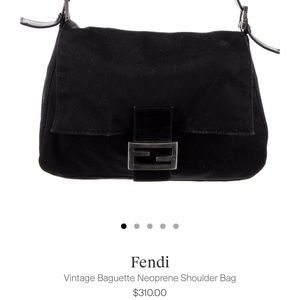 Authentic Fendi Baguette Handbag